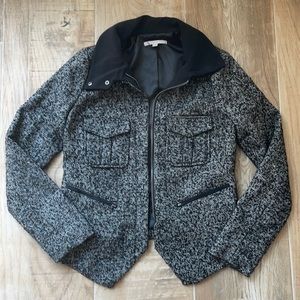 GAP Black and White Tweed Jacket size XS
